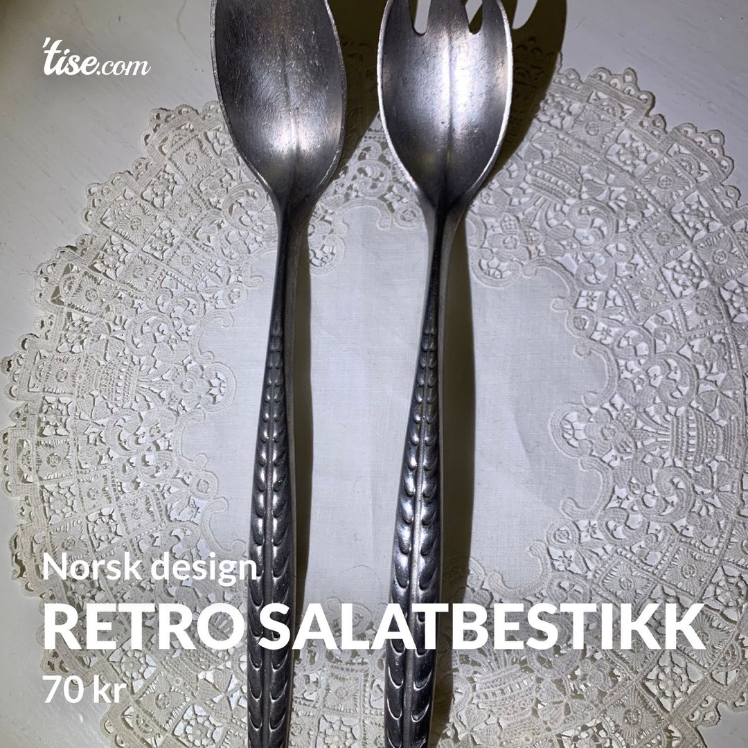 Retro salatbestikk