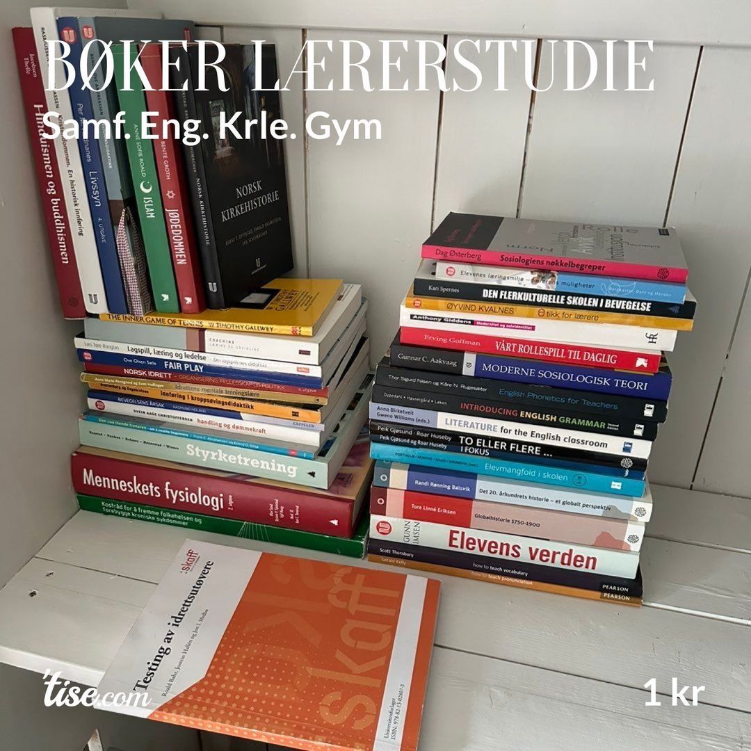 Bøker lærerstudie