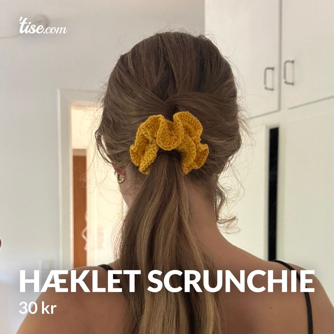 Hæklet scrunchie