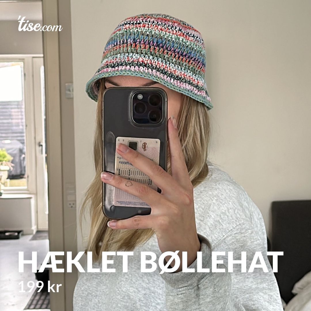 Hæklet bøllehat