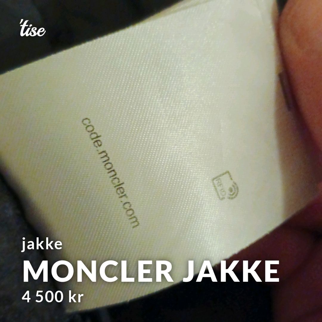 Moncler jakke