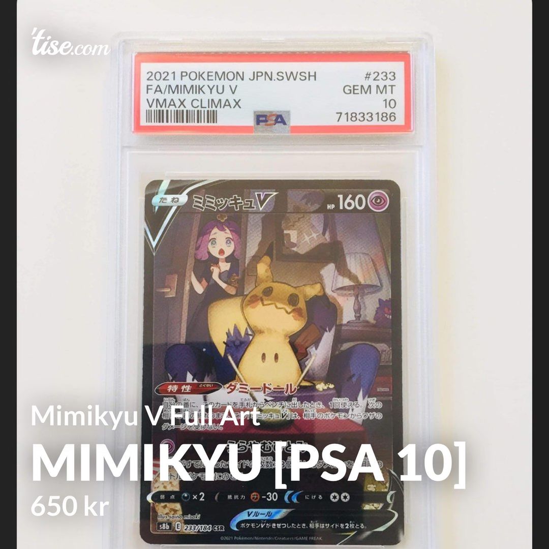 Mimikyu [PSA 10]