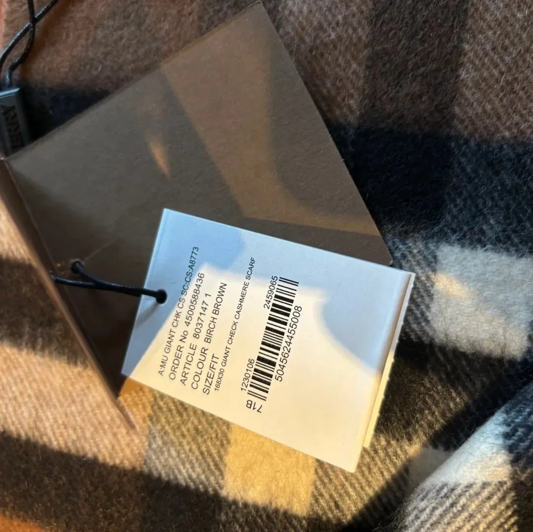 Burberry skjerf