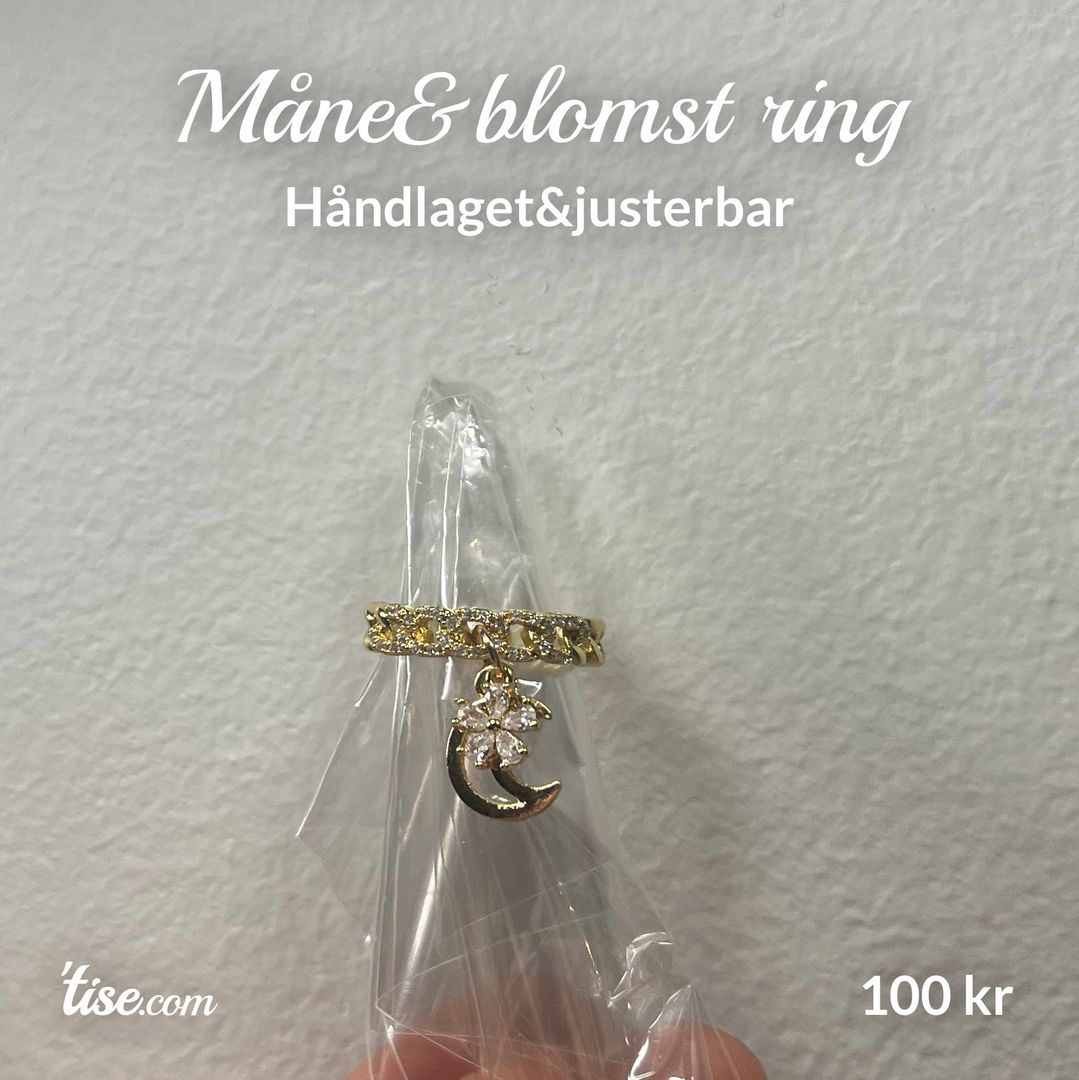 Måneblomst ring