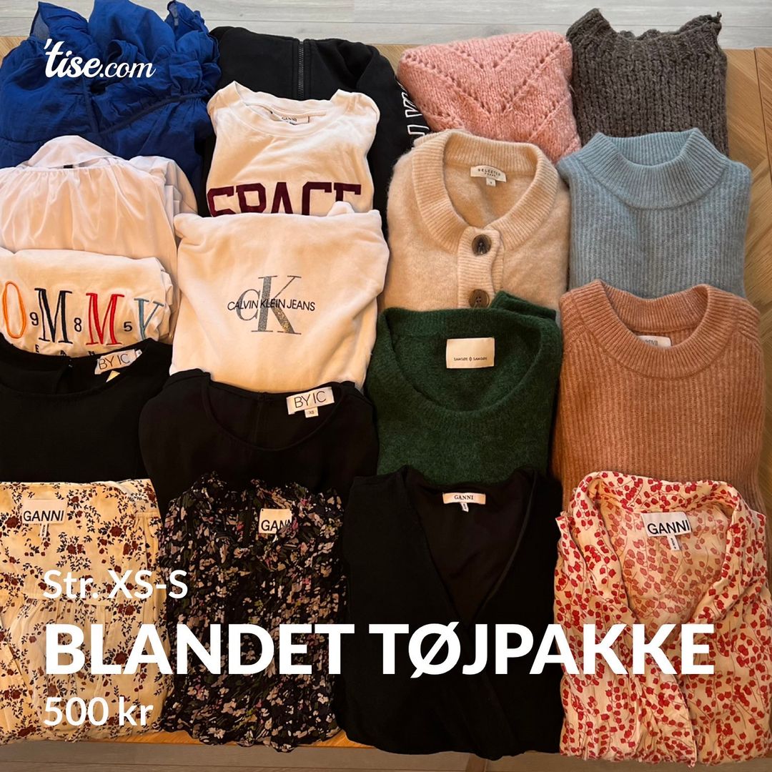 Blandet tøjpakke