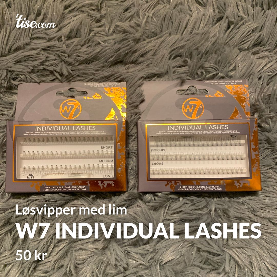 W7 individual lashes