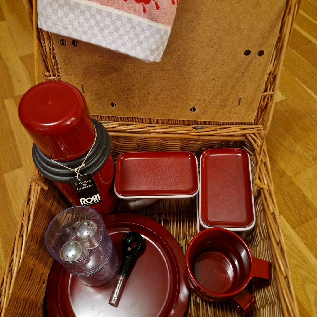 Picnic-koffert kurv