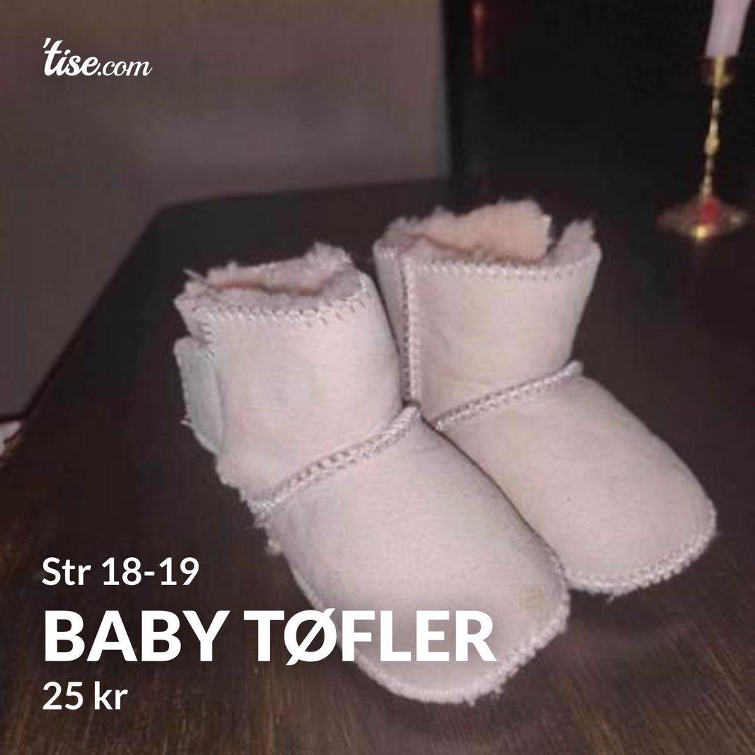 Baby tøfler