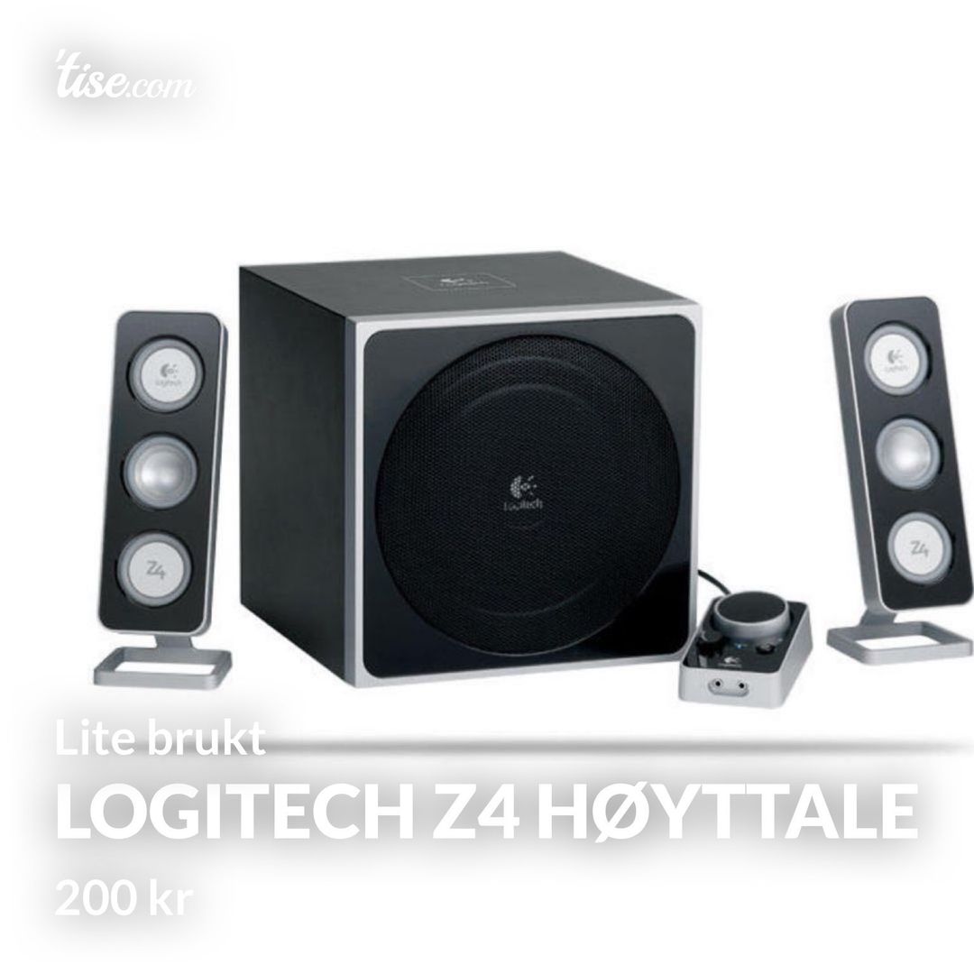 Logitech z4 høyttale