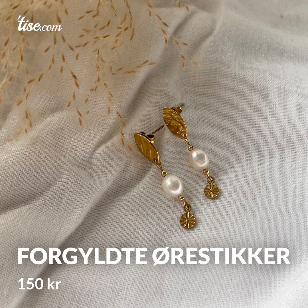 Forgyldte ørestikker