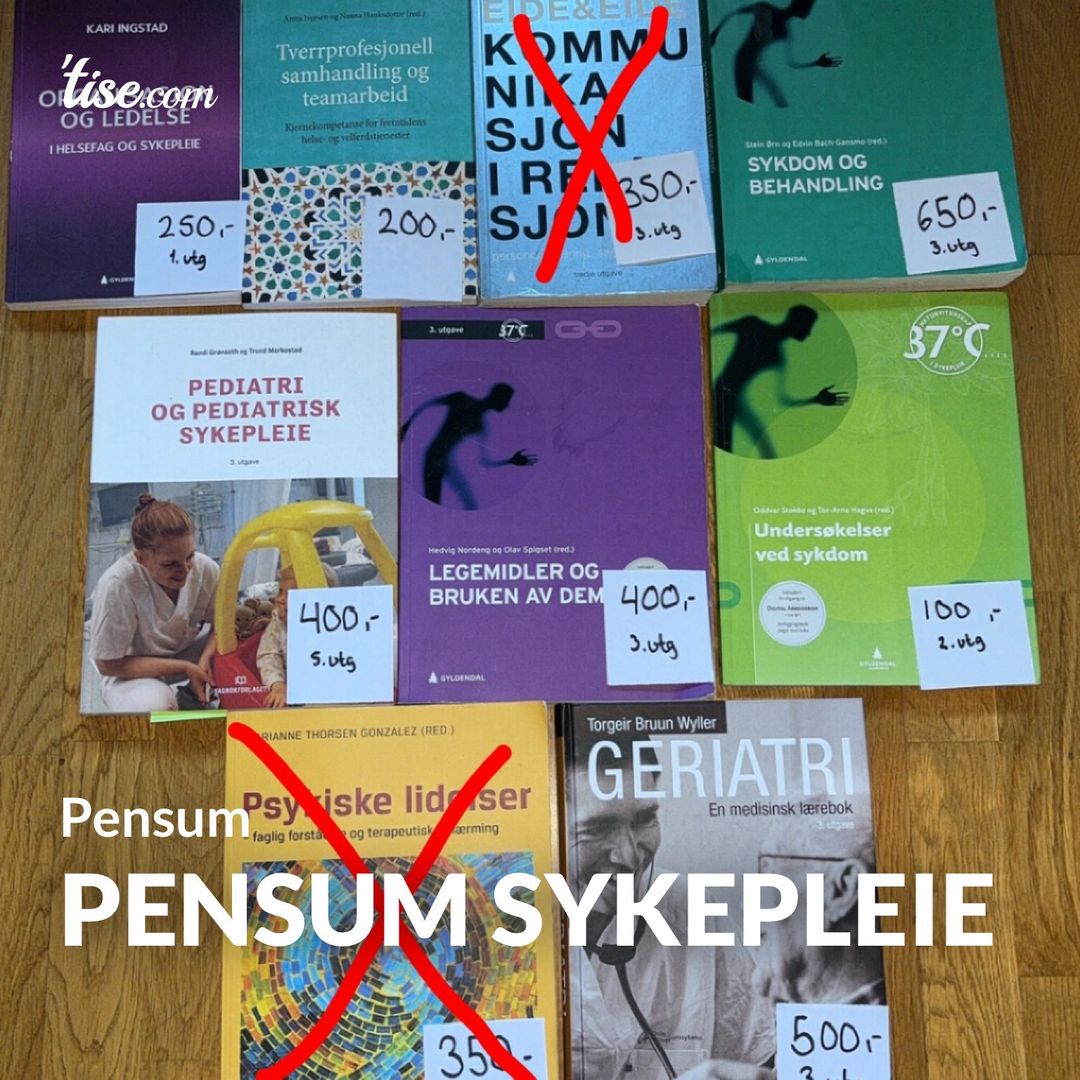 Pensum sykepleie