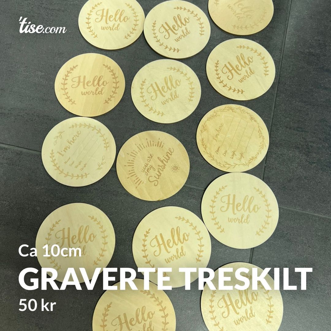 Graverte treskilt