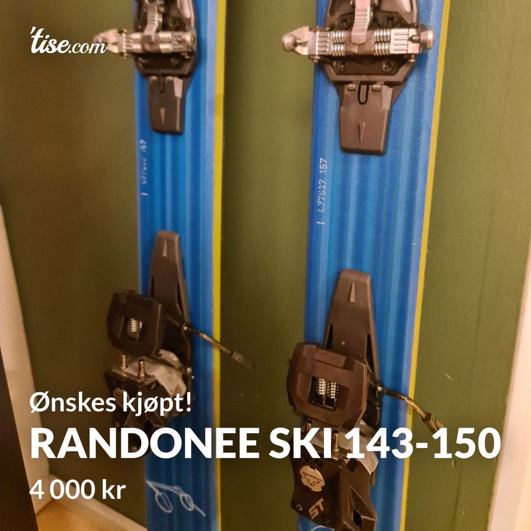 Randonee ski 143-150