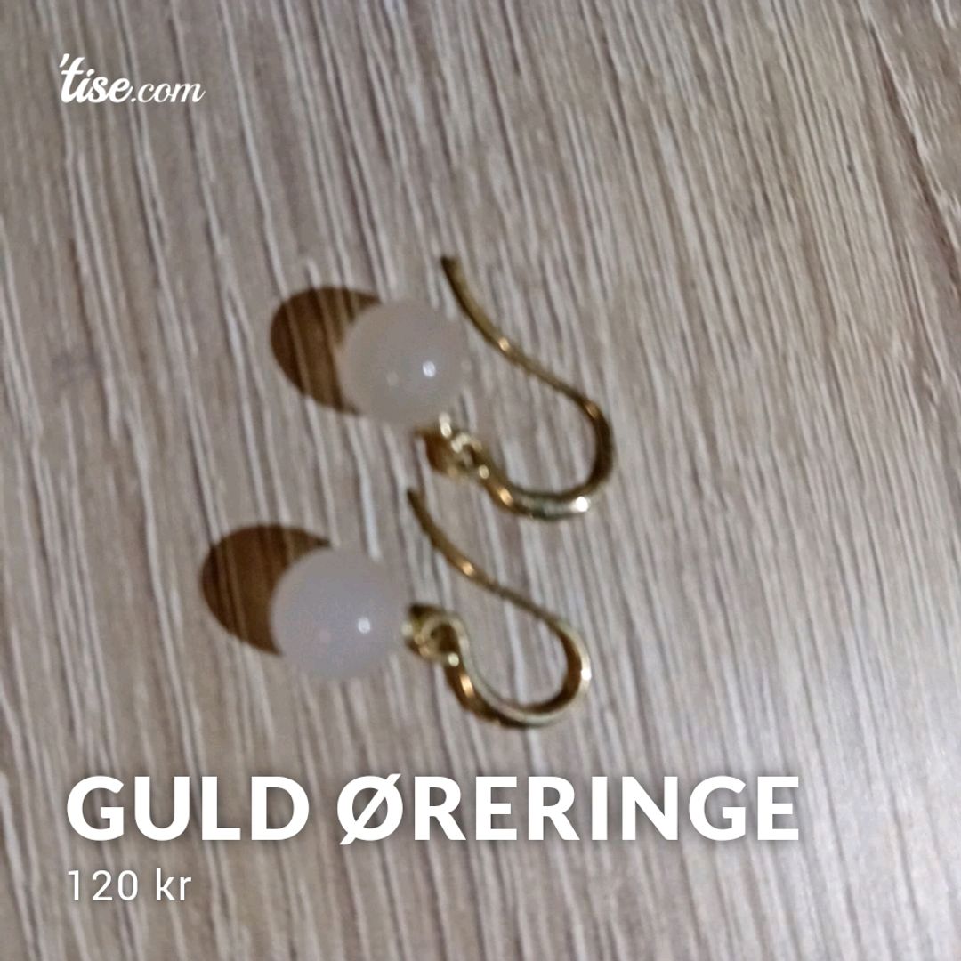 Guld Øreringe