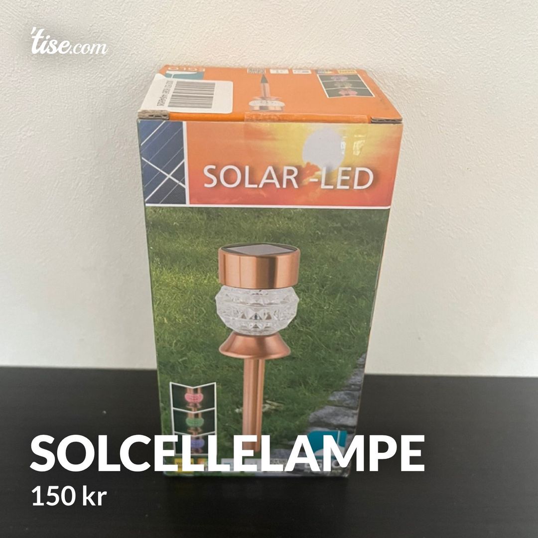 Solcellelampe