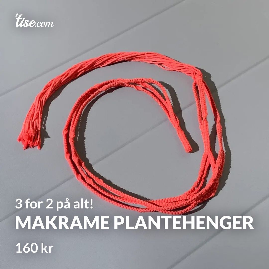 Makrame Plantehenger