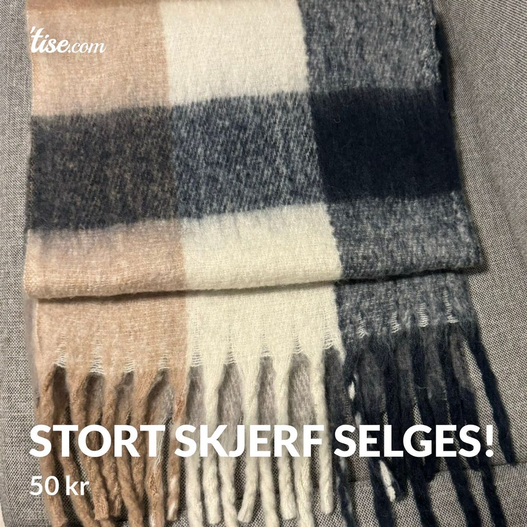 Stort skjerf selges!