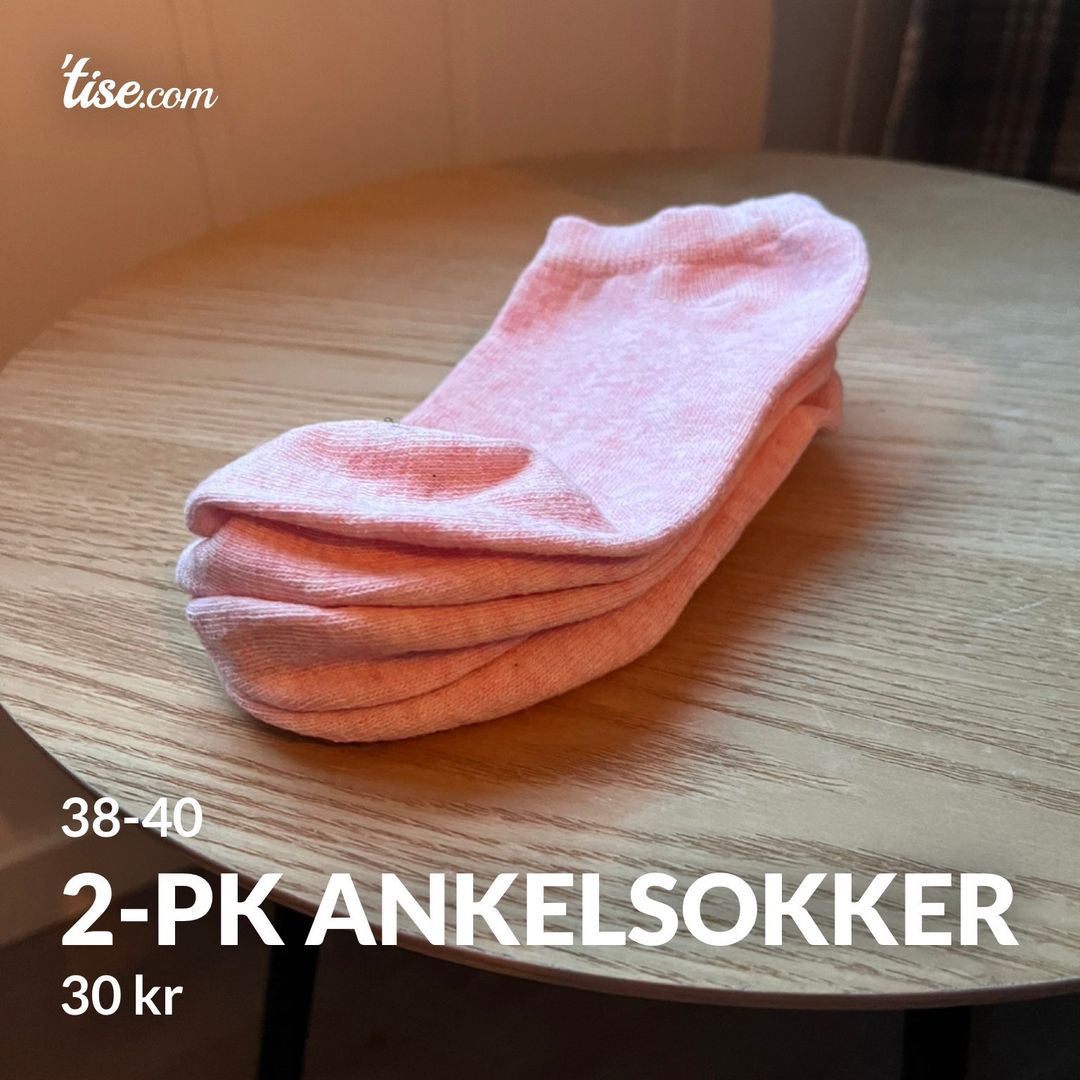 2-pk ankelsokker