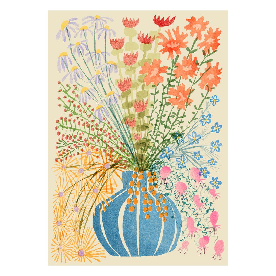 Flower Vase (Riso)