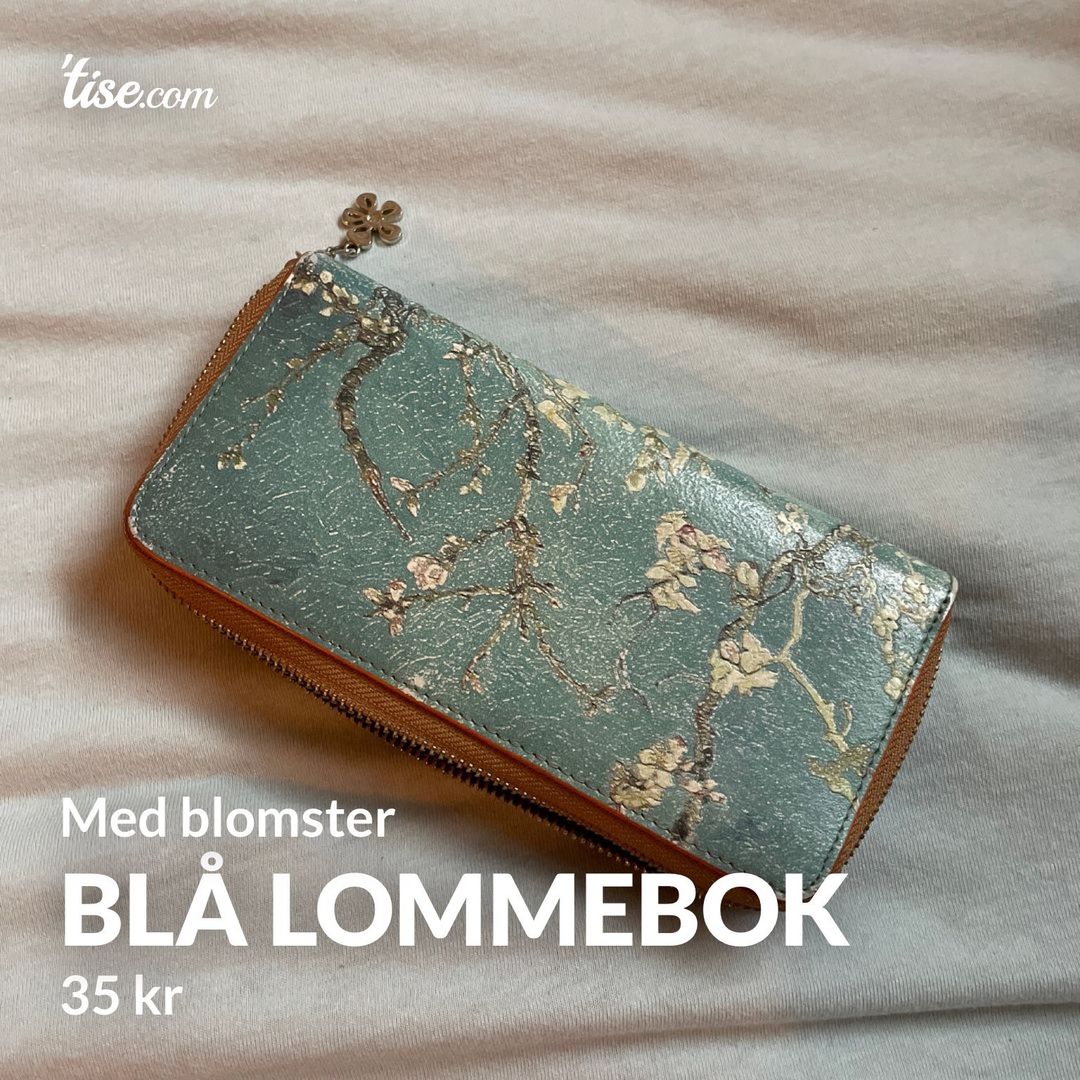 Blå lommebok