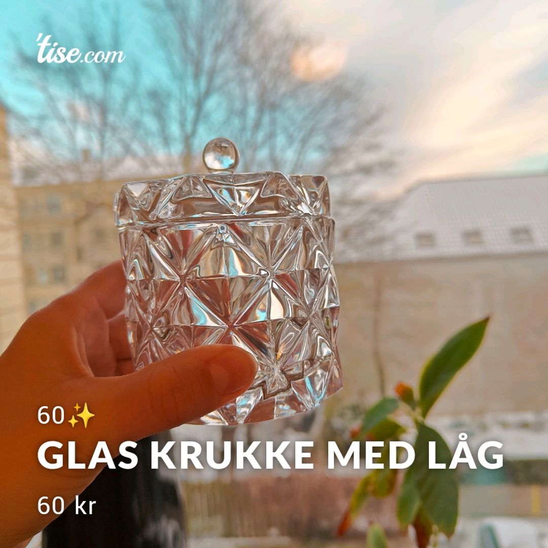 Glas Krukke Med Låg