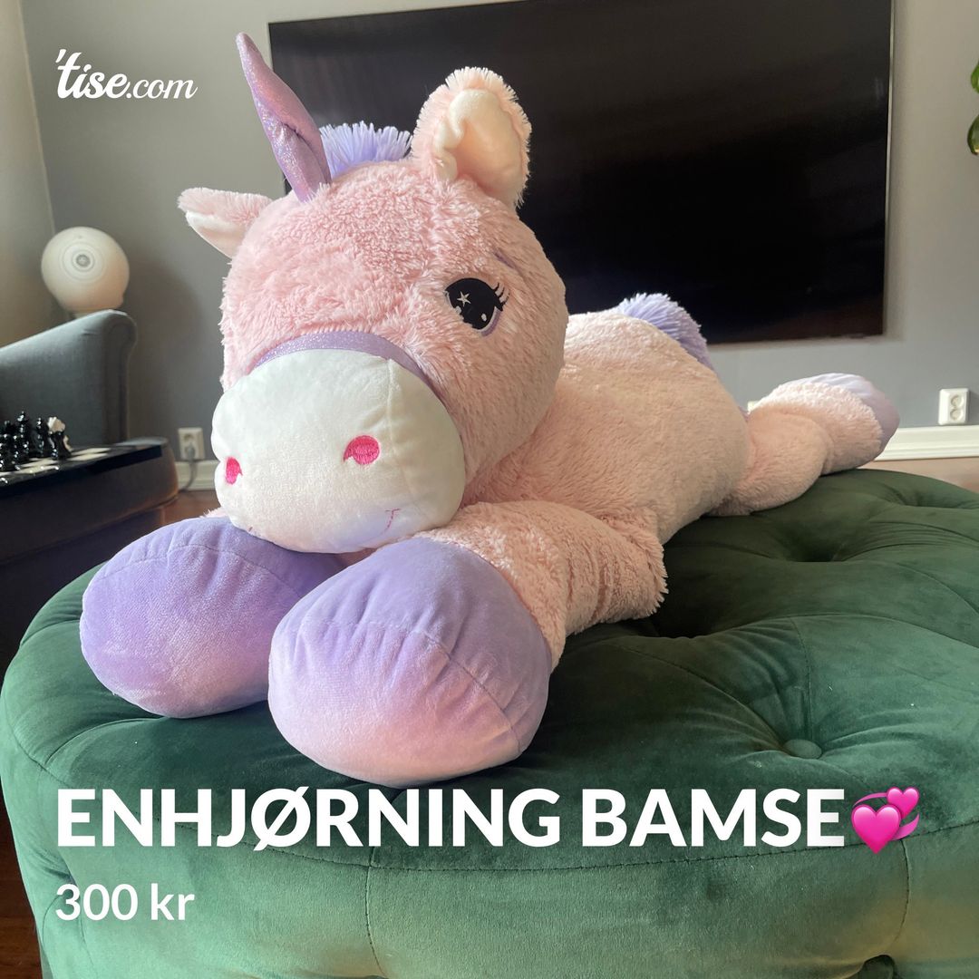 Enhjørning bamse💞