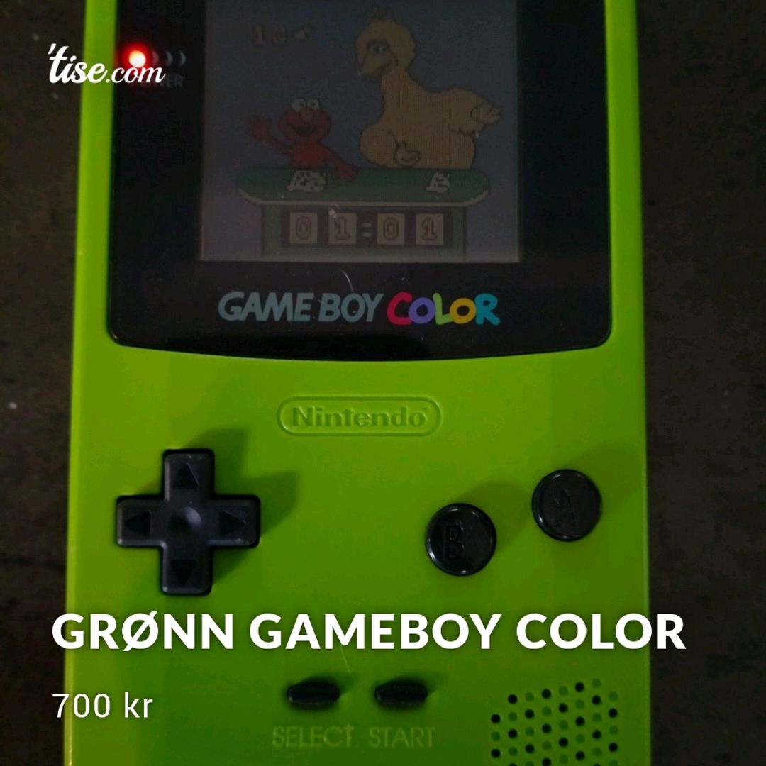 Grønn Gameboy Color
