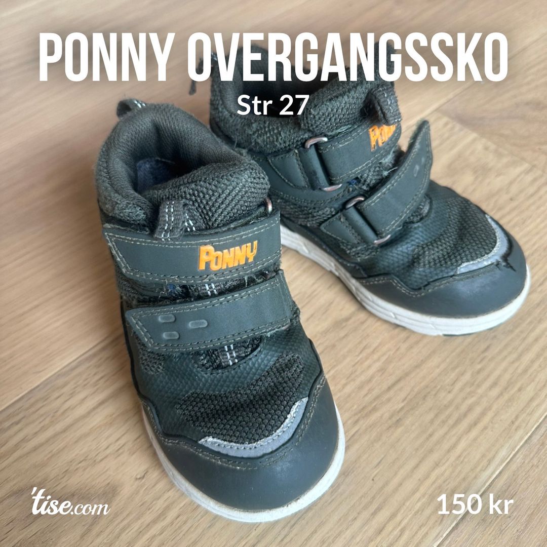 Ponny overgangssko