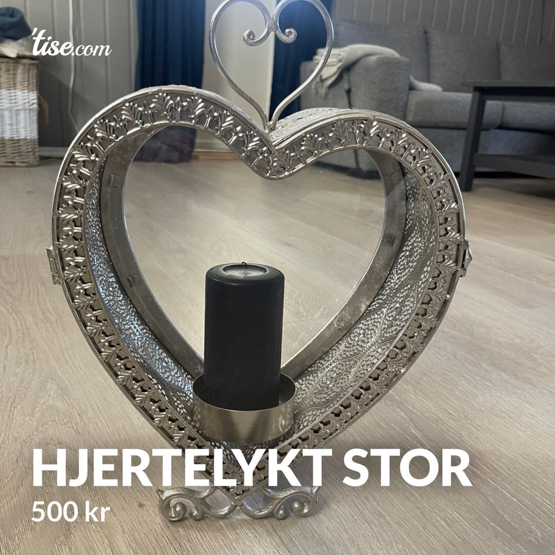 Hjertelykt stor