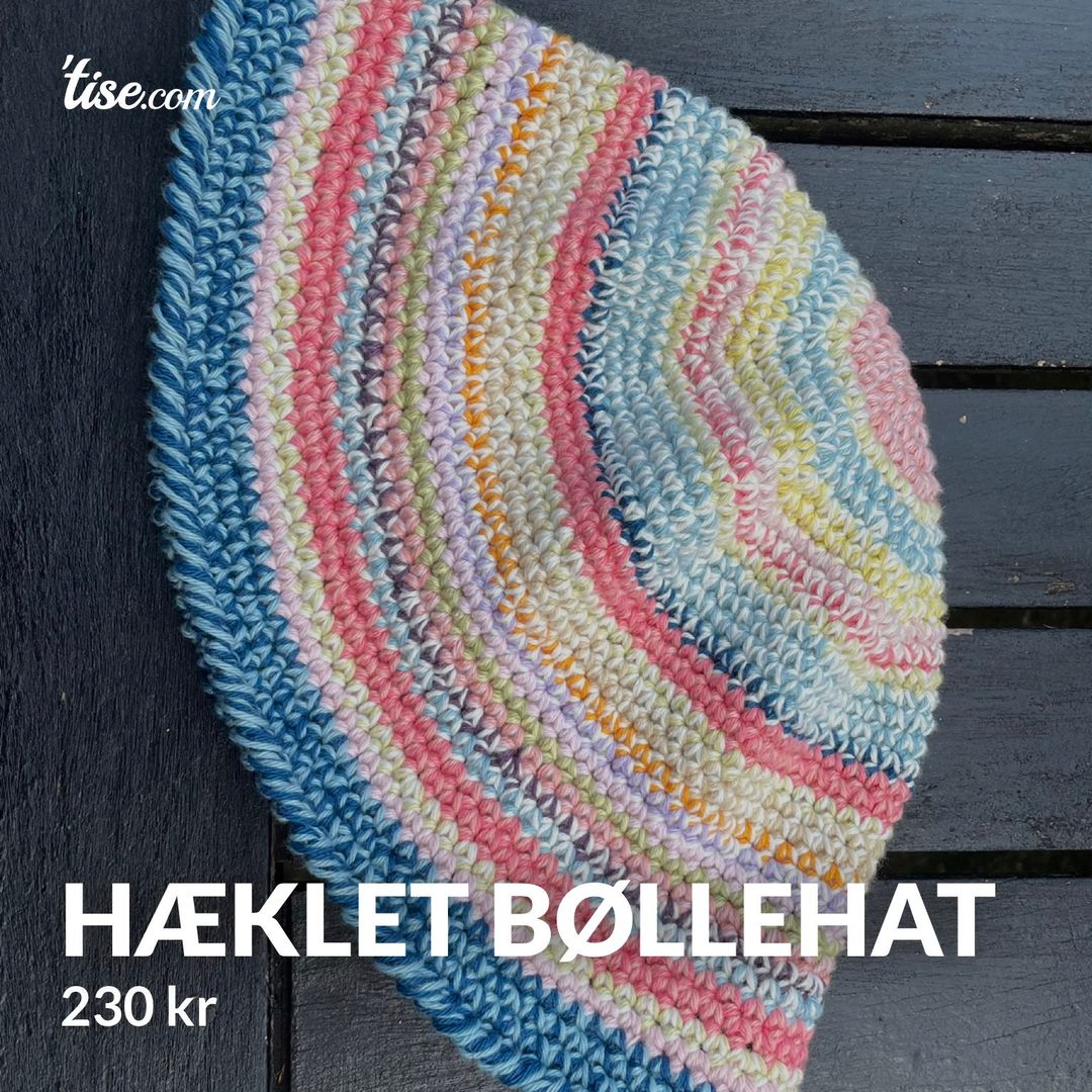 Hæklet bøllehat