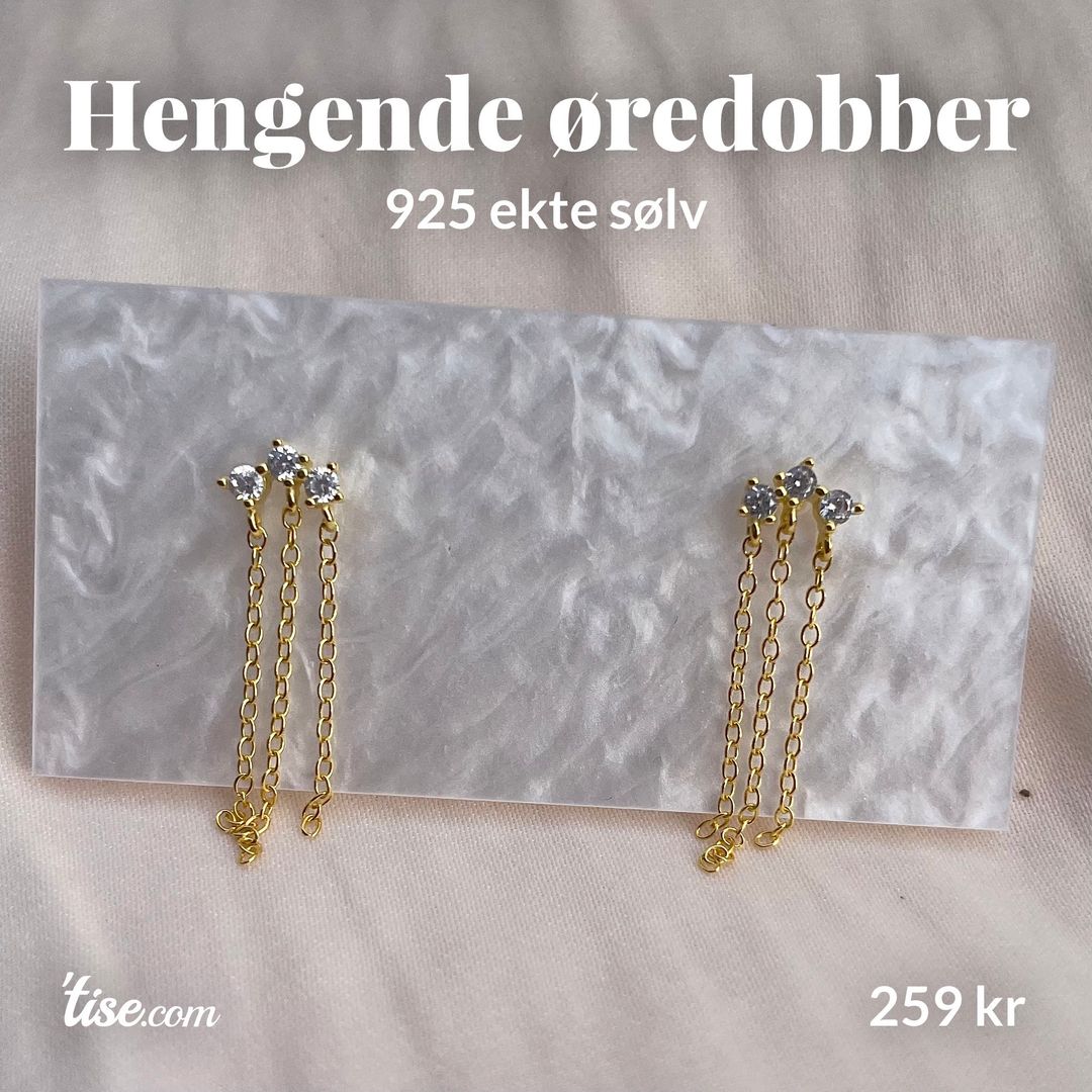 Hengende øredobber