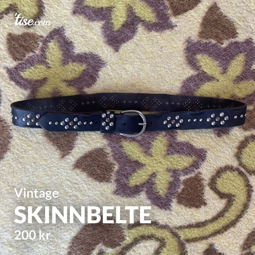 Skinnbelte