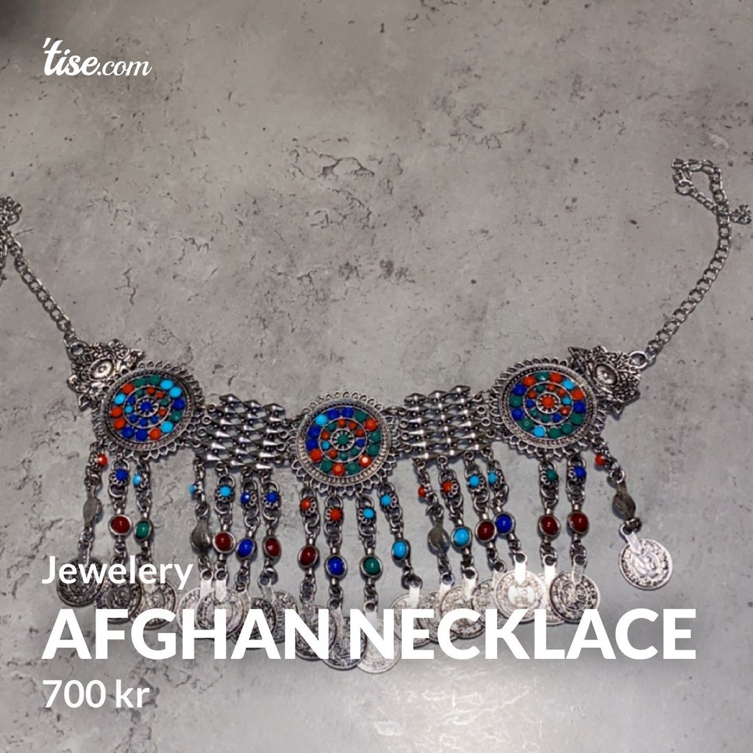 Afghan necklace