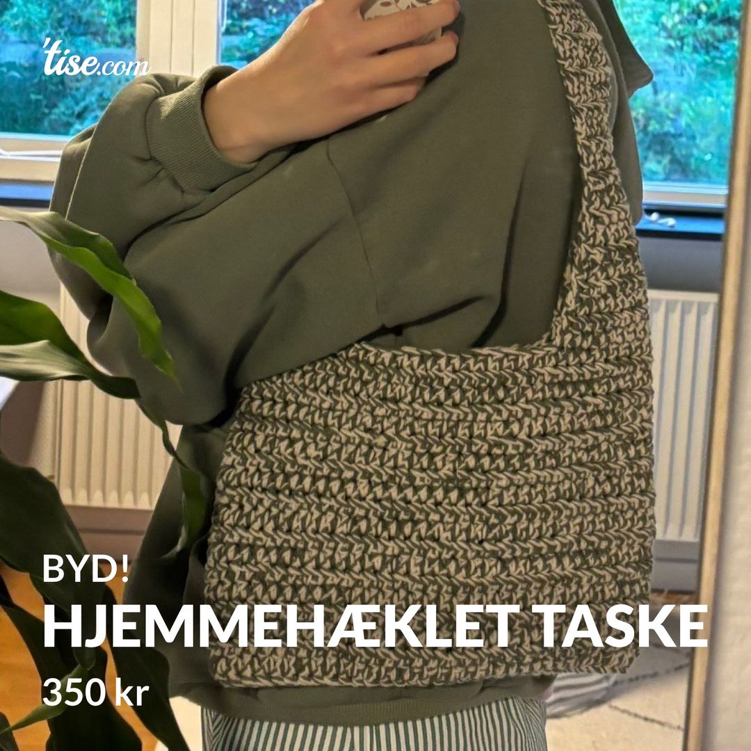 Hjemmehæklet taske