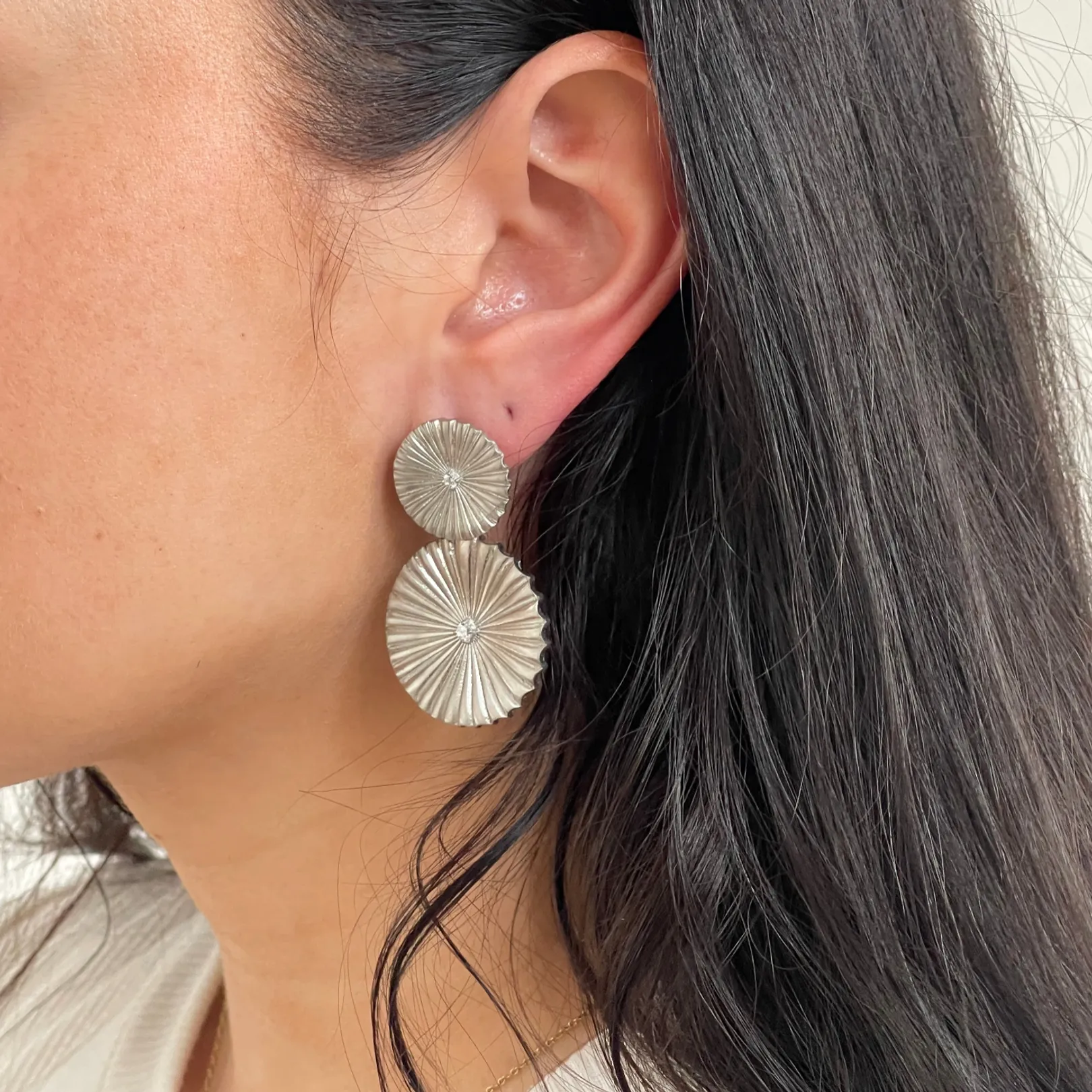 Crinkle Earrings