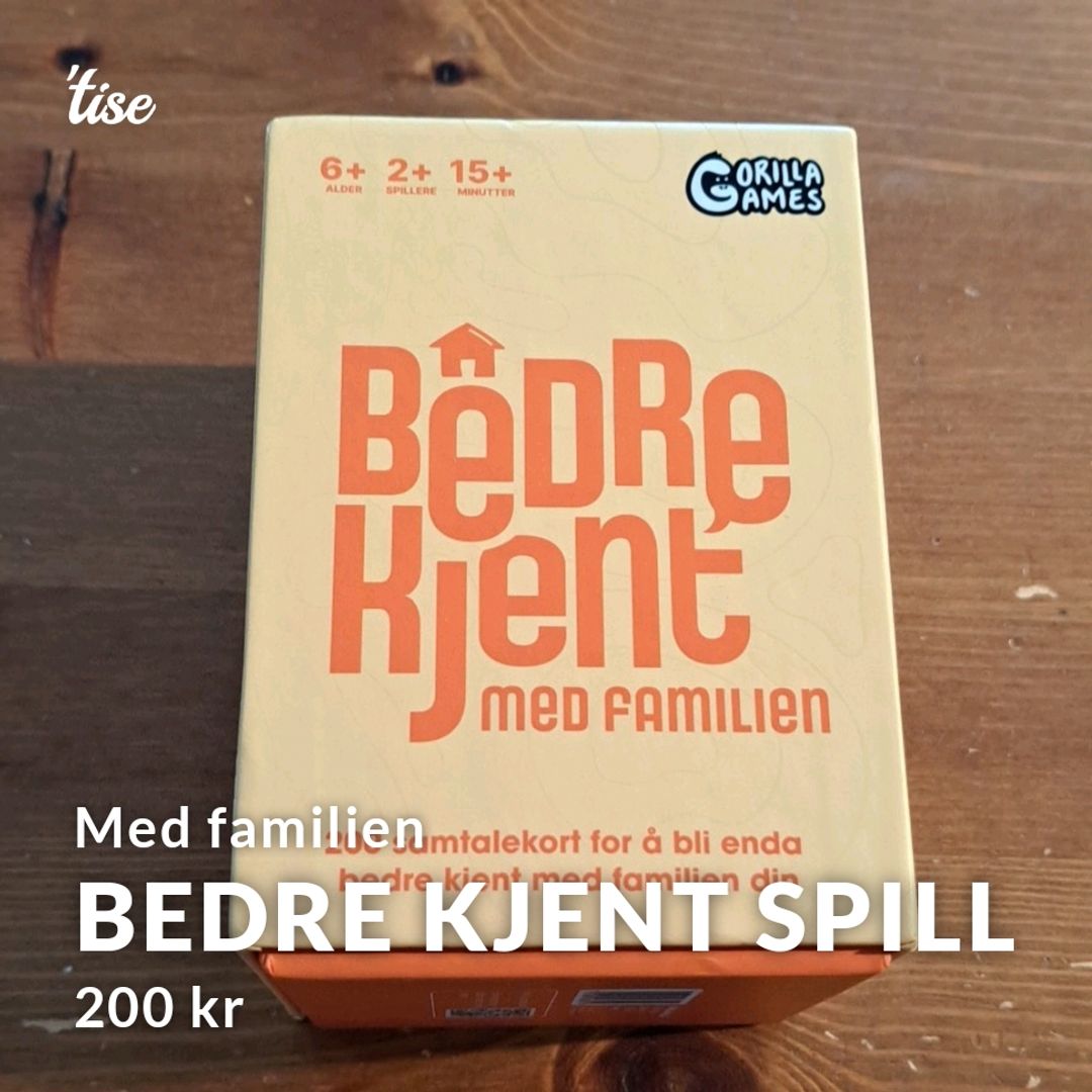 Bedre Kjent Spill