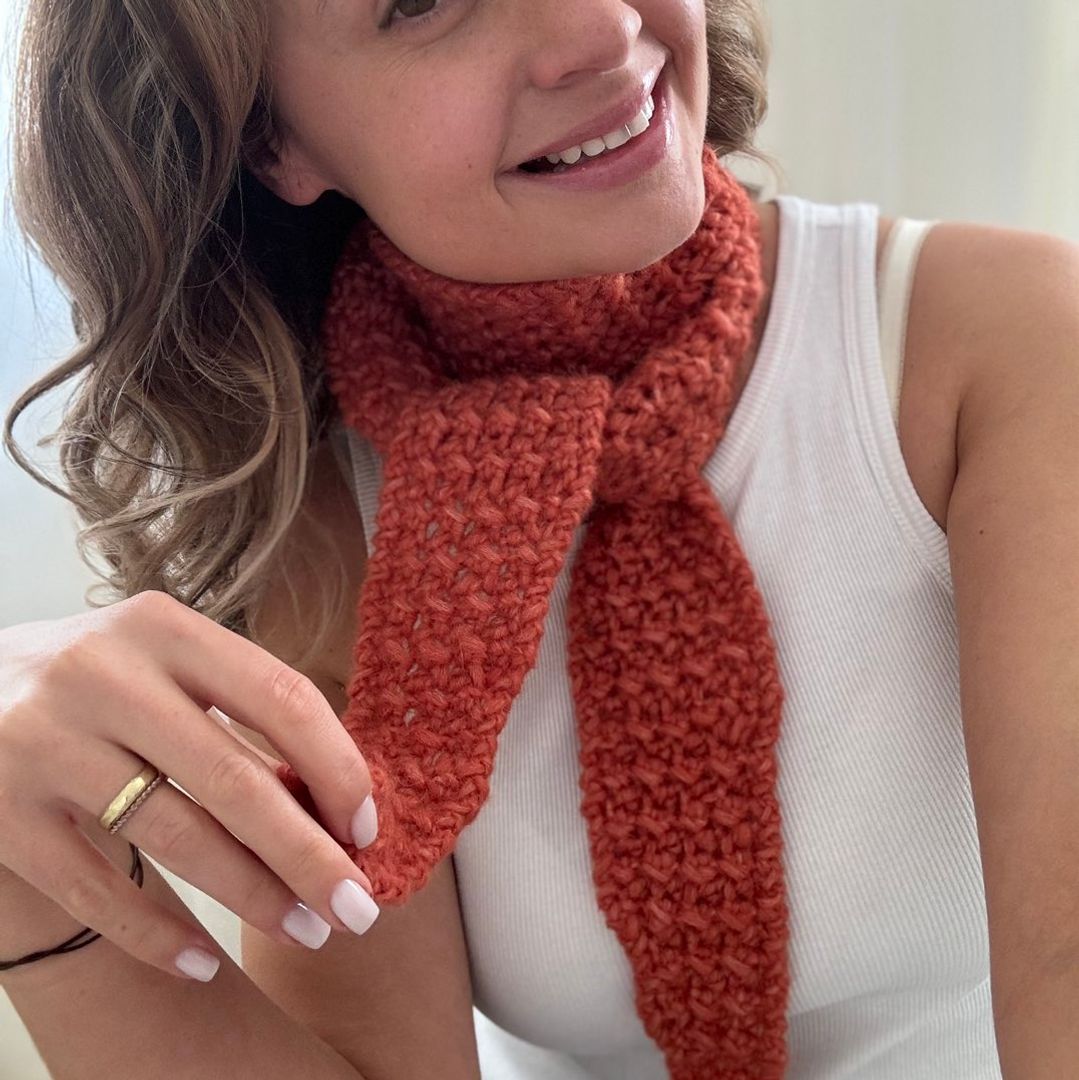 Crochet scarf