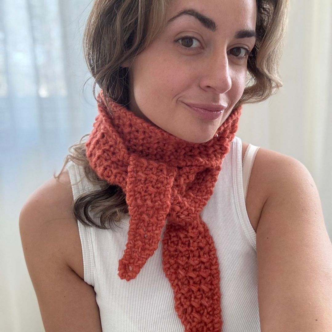 Crochet scarf