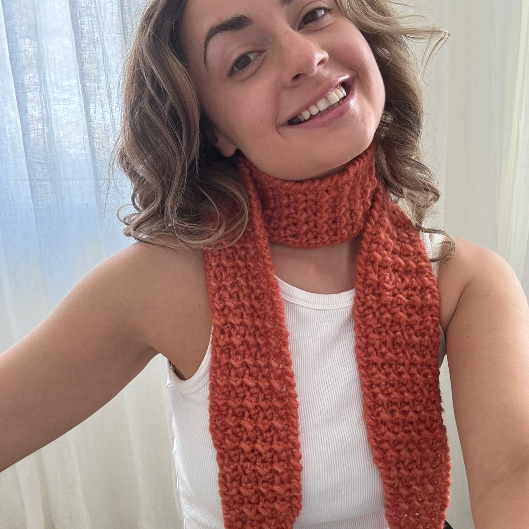 Crochet scarf