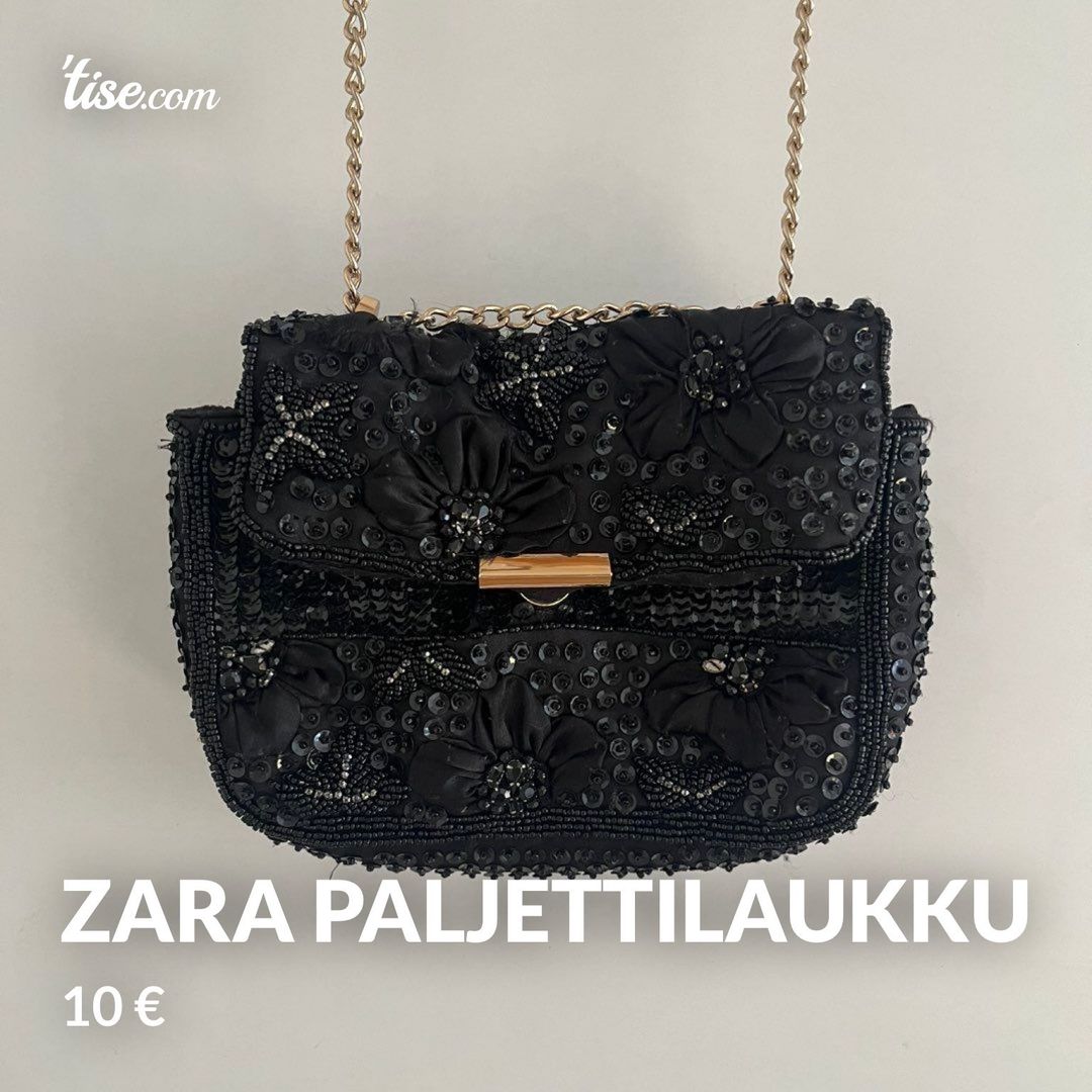 Zara paljettilaukku