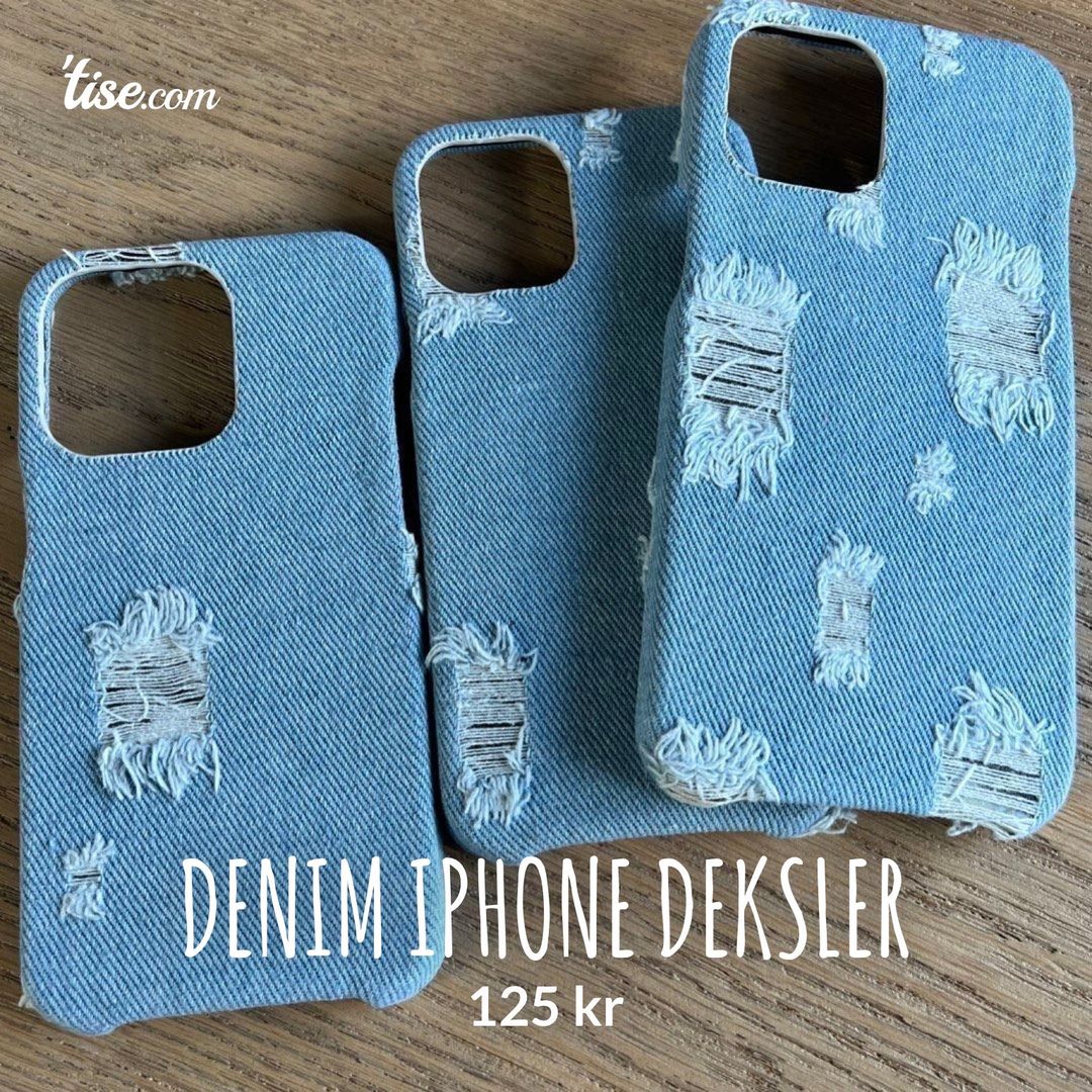 Denim iPhone deksler