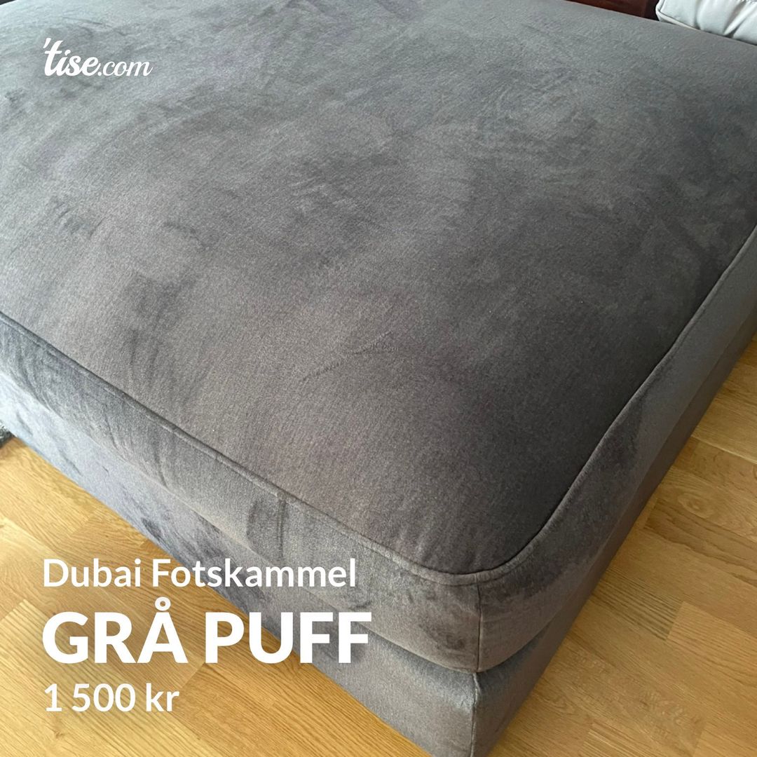 Grå puff