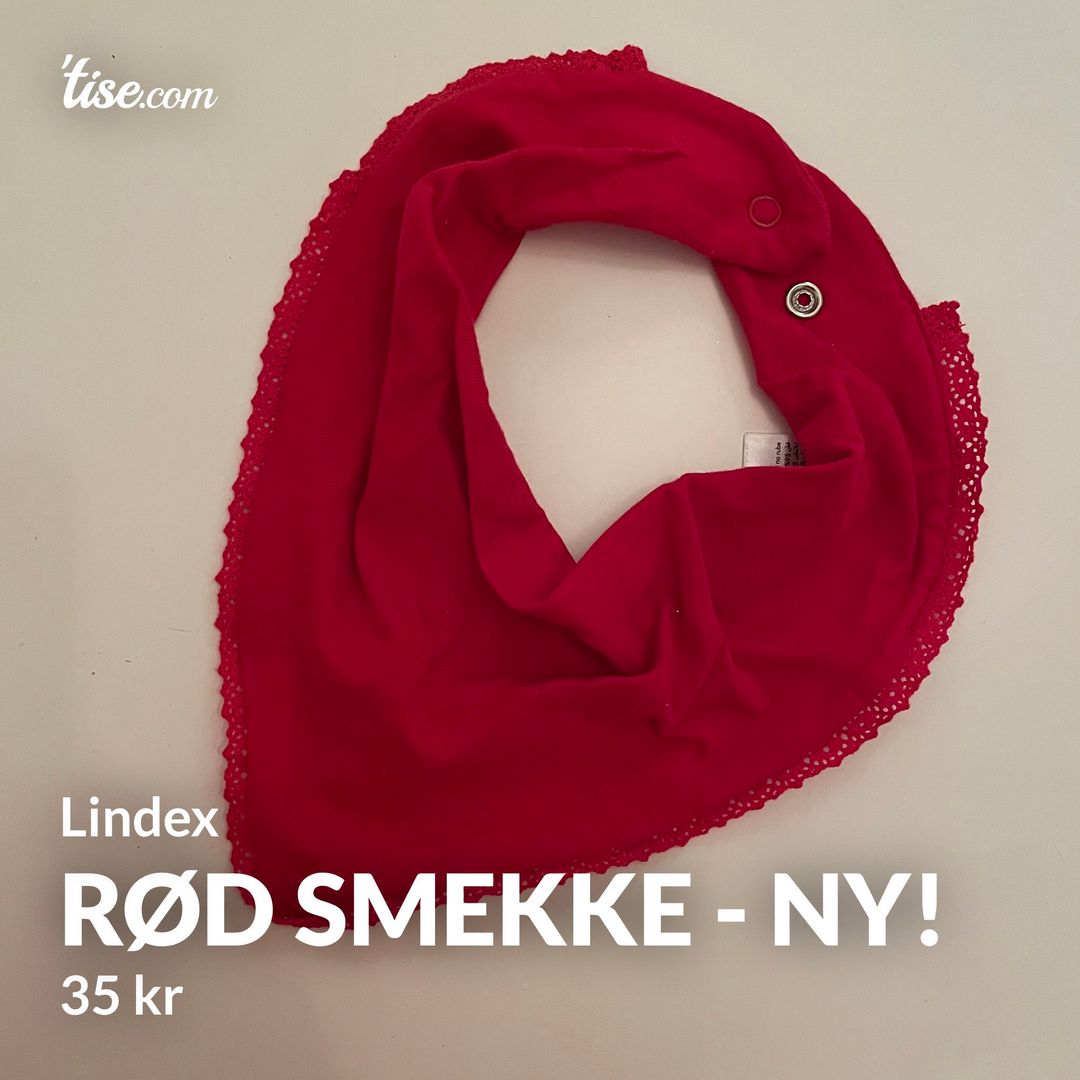 Rød smekke - NY!