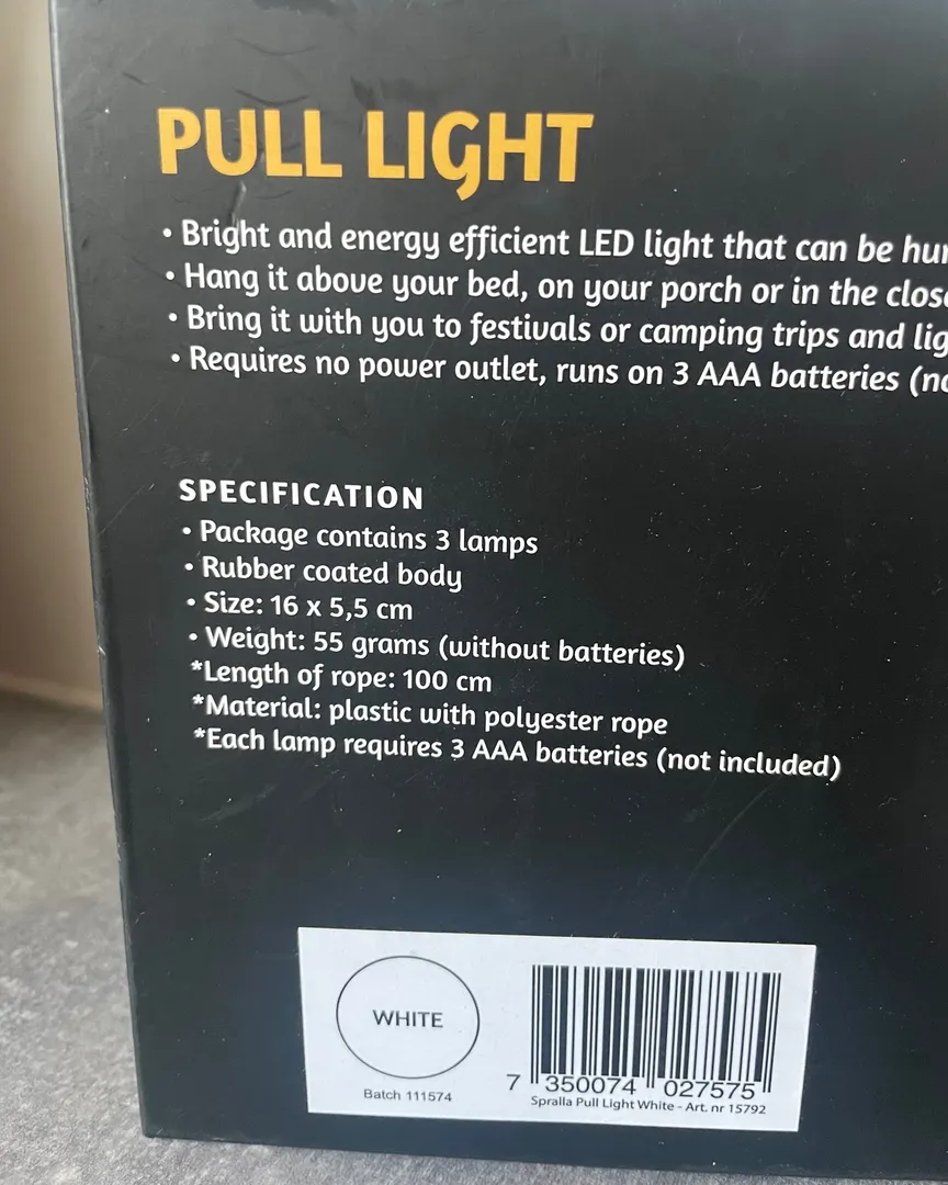 Pull light