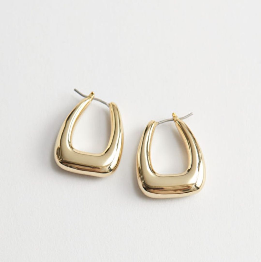 Chunky oval hoops