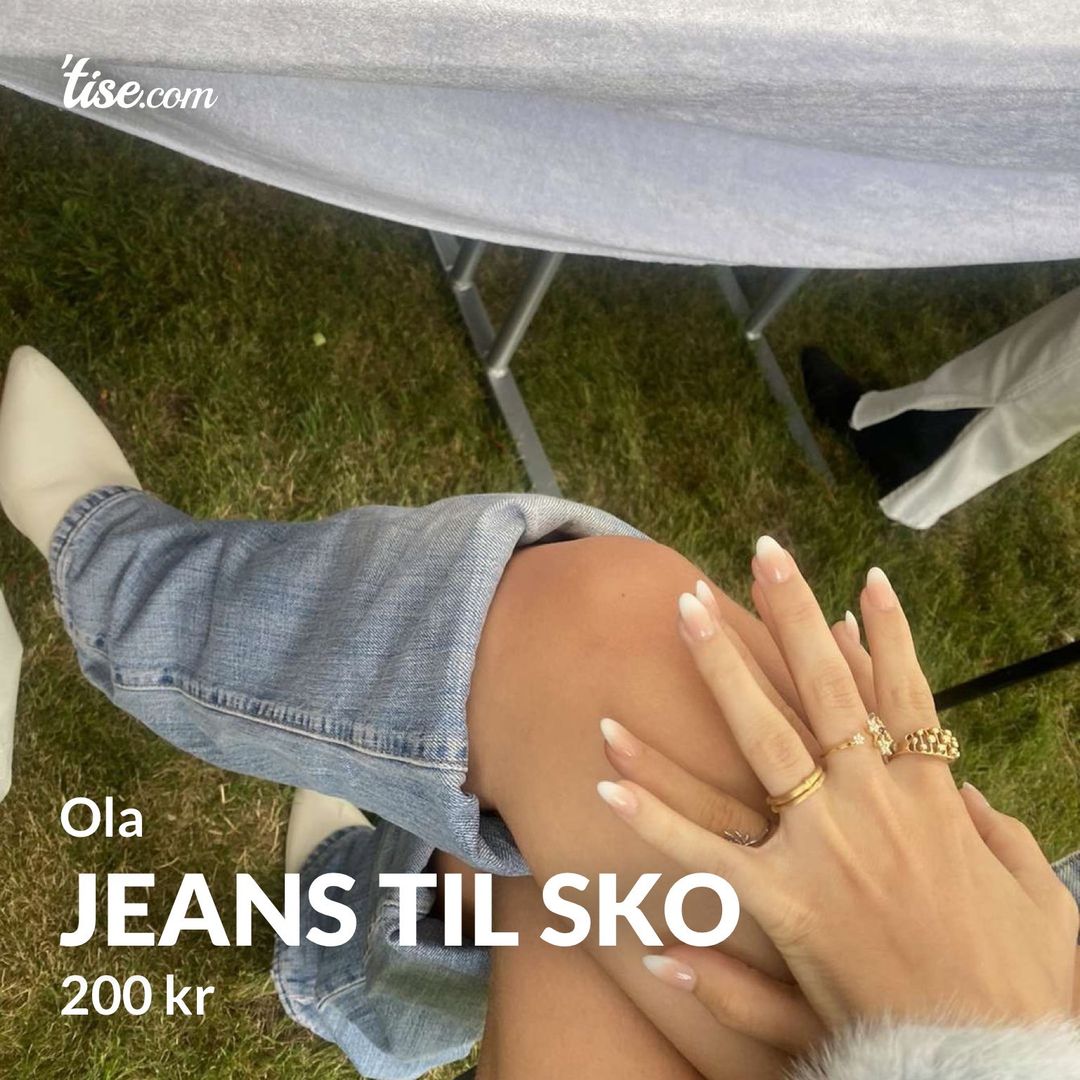 Jeans til sko