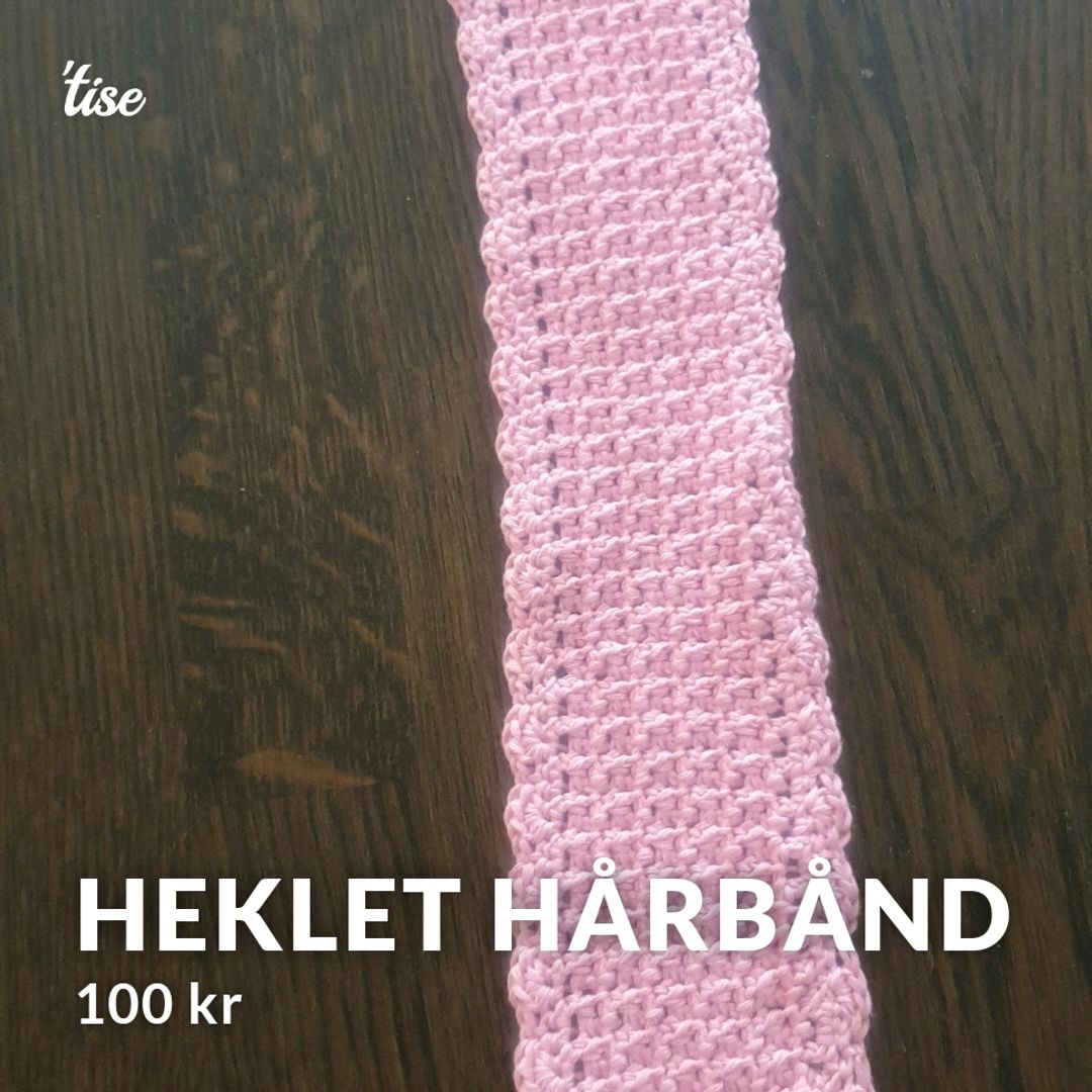 Heklet Hårbånd