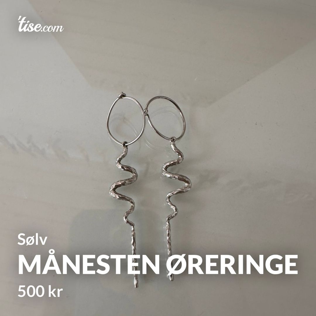 Månesten øreringe