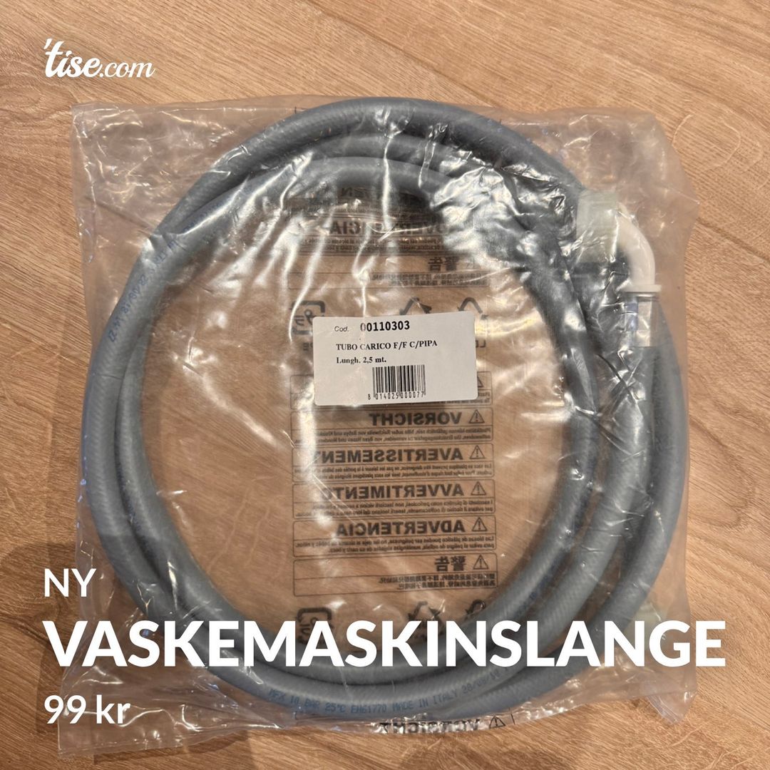 Vaskemaskinslange