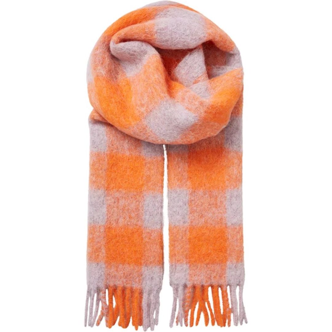 Check Mincho scarf